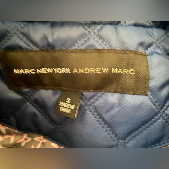 Marc New York Andrew Marc - Navy Blue Quilted Puffer Jacket - Sz Small - Picture 12 of 12